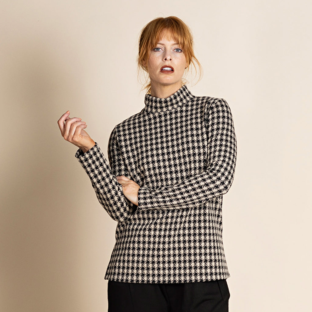 Houndstooth Print A-line Dress for Sale Australia, New Collection Online