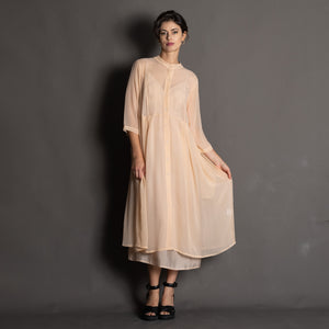 silk monastic dress