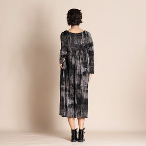 shibori knit romance dress