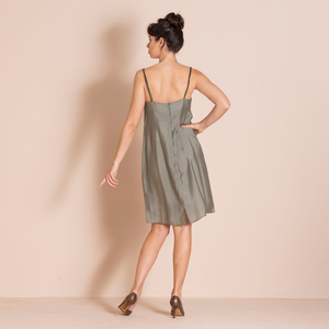 short bamboo petticoat dress