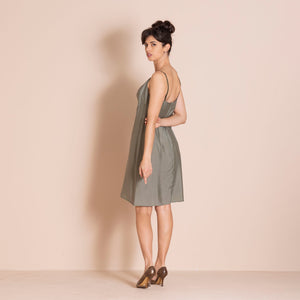 short bamboo petticoat dress