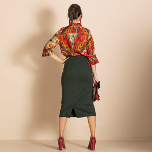 ponti pencil skirt