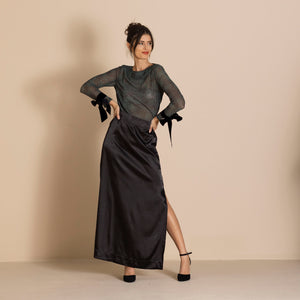 clover mesh audrey tee