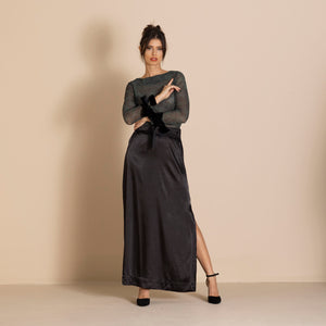 clover mesh audrey tee