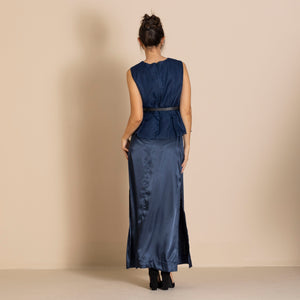lola black tie skirt
