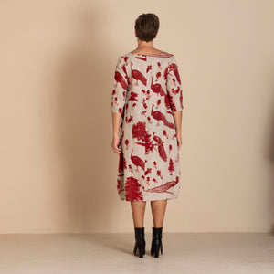 peacock romance dress
