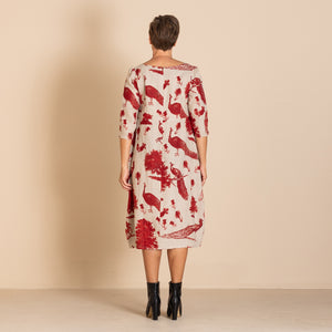 peacock romance dress