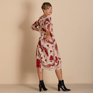 peacock romance dress