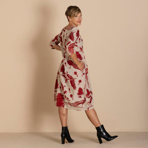 peacock romance dress