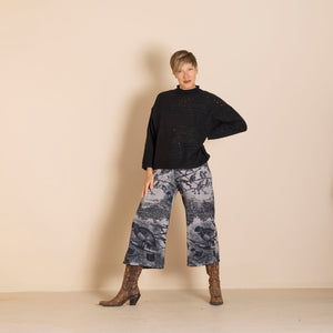 parrot 7/8 knit mariner pant