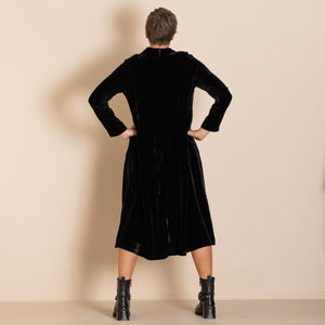 velvet bishop robe dress