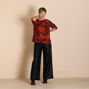 red new holland tee top