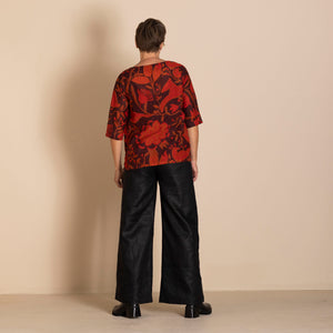 red new holland tee top