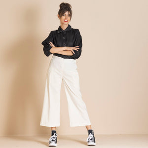 pinstripe flynn pant