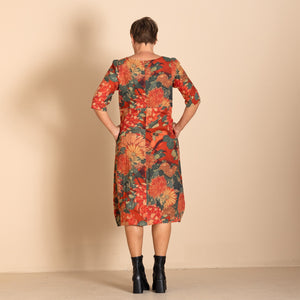 anenome linen romance dress