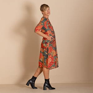 anenome linen romance dress