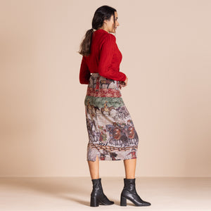 marco polo knit skirt