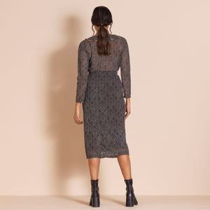 turtle mesh ruched skirt
