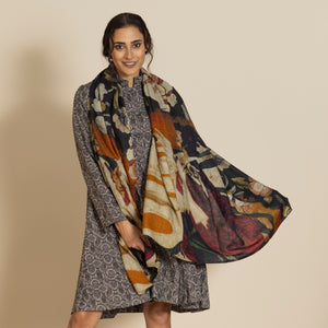 geisha wool scarf