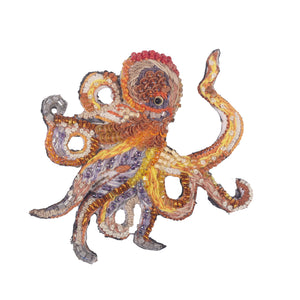 giant pacific octopus brooch
