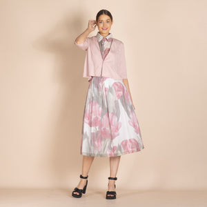 pink tulips ellen skirt