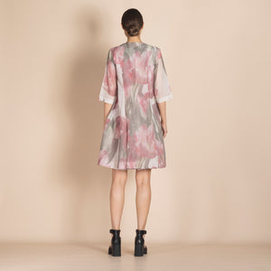 pink tulips giselle coat
