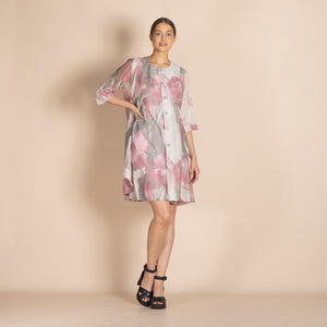 pink tulips giselle coat