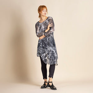 queens circle tunic