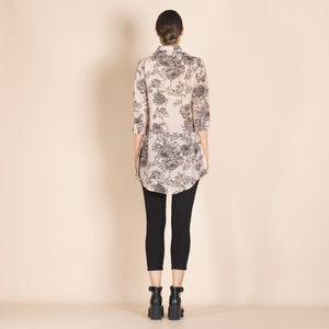 silk fillagree long habi austin shirt