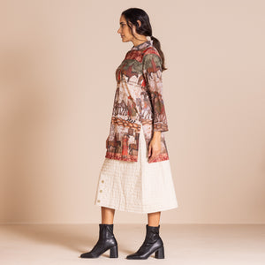 marco polo mesh nehru tunic