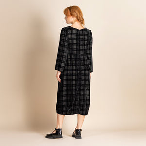 tartan vee romance dress