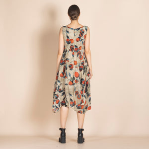 persimmon pieced dress