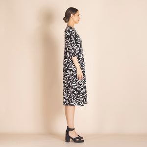 olive leaves brunel dress