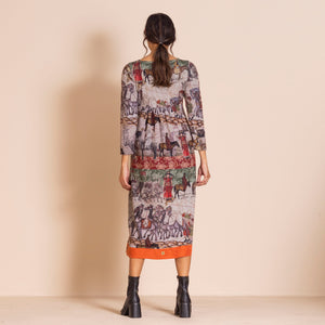 marco polo knit brunel dress