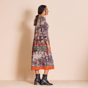 marco polo knit brunel dress