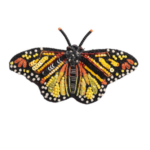 meandering monarch butterfly brooch