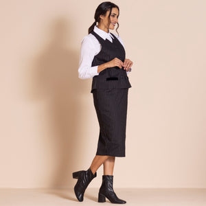 pinstripe waistcoat