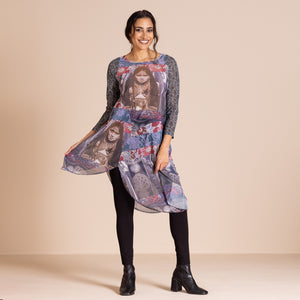 samarkand mesh circle tunic