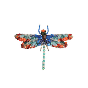 sunrise dragonfly brooch