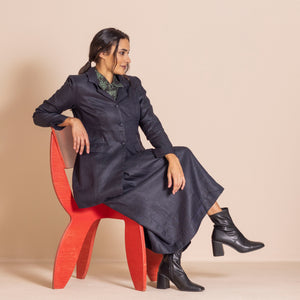 twill equestrian jacket