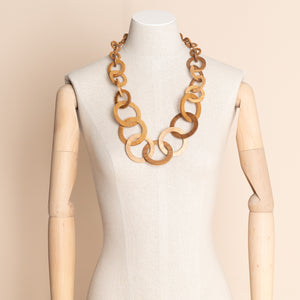 wood chain necklace
