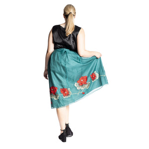 organza roses sunday skirt