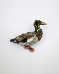mallard duck brooch