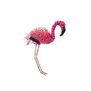 flamingo brooch