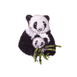 mama panda brooch